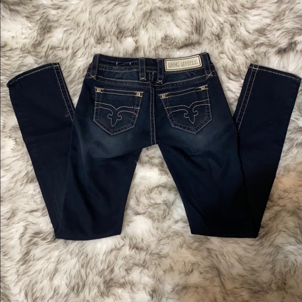 Rock revival woman’s jeans. Size 24. Straight leg